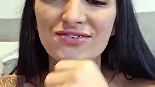 Big natural tits and tight pussy masturbation compilation