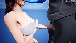 3D animated big tits and monster cock action