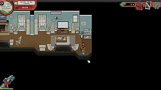 Public masturbation at the gym in taboo hentai game
