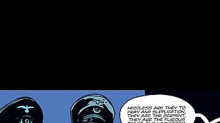 Freaky comic book lovers enjoy Emo gay Hellboy