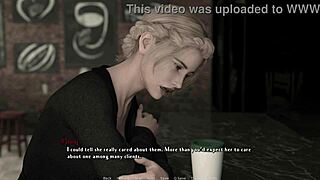 3D animated teacher seduces her student in visual novel style