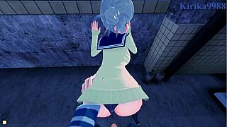 Himiko Toga and Ochako Urahara in steamy lesbian scenes