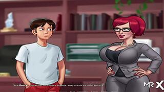 Uncut XXX video of red-haired beauty's hot scene