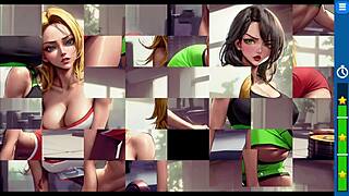 Hentai with lewd girls: puzzle solving in part 1