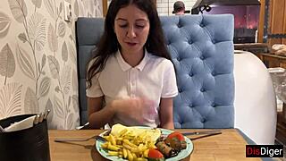 18-year-old boy gets it on with a girl he met at the gym on their first date