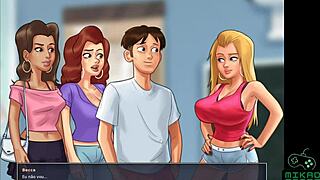 Helping out at school babes in SummertimeSaga ep 66