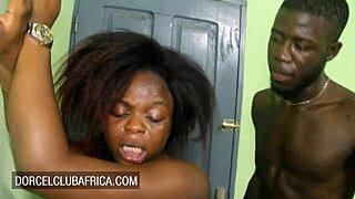 A brunette woman has sex with a man she met randomly