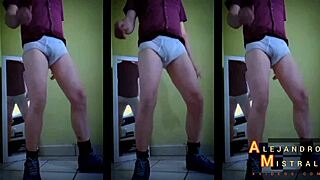Alejandro’s mistress enjoys hard sex with a man wearing pantyhose
