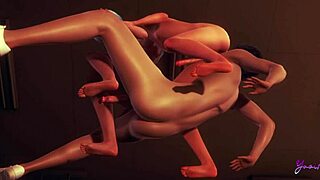 Sissy boys indulge in steamy threesome in anime and manga