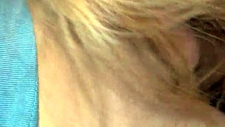 Beautiful amateur gets a facial in this cock and ass licking scene