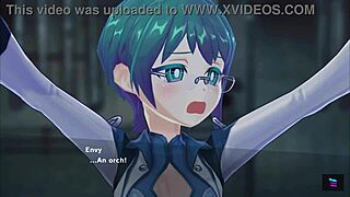 Taimanin envy with small boobed girls