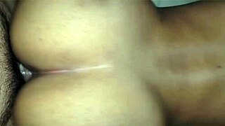 Big natural tits Colombian teen gets rough fucking at home
