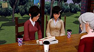 Walkthrough of the visual novel Harem Hotel 357