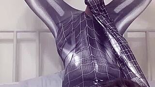 A sexy Asian gay teen masturbates in a rather Masculine manner