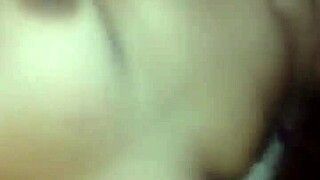 Japanese girl with curvy butt gets oral attention