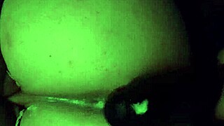 Black dildo fucking my ass in a homemade video