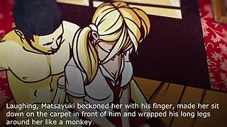 A cartoon secretary gets an unexpected call to pleasure