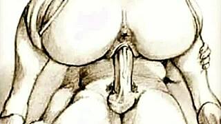 Sultry cartoons by Darlan Lester, the erotic artist