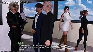 Hentai exam anxiety with 3D animated characters