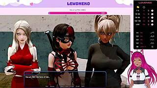 Commented gameplay of Vtuber Lewdneko in Harem Hotel Part 24