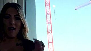 Horny Mia gets a hot hotel room bang
