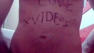 Gay amateur masturbates with hot water in the shower