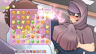 Steamy 3D hentai game with curvy tsundere MILF and more