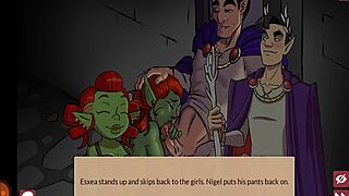 Hentai fantasy with a fuck fight in the Queen’s Brothel
