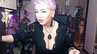 Aimee Paradise, a Russian MILF, performs a sexy dance routine