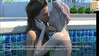 Amateur wife and stepmother having hot scene in 3D cartoon