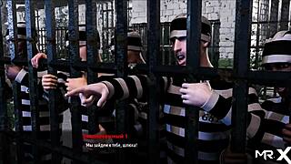 3D animated game of spread-eagled fashion business tycoon