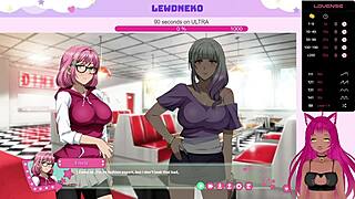 Futa Fix: Vtuber Lewdneko's wild night of dick dine and dash