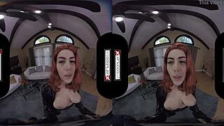 Big tits homemade video with a black widow costume