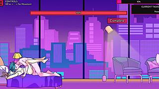 Sex in a animated video game