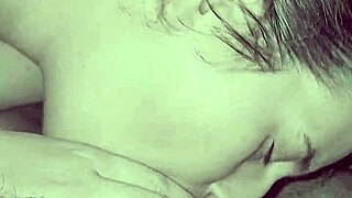 Gay man gets a facial after giving a blowjob with a hairy cock