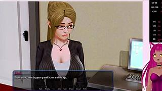 Harem hotel simulator with anime maid and anal play