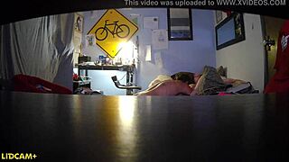Straight Hidden cam footage of Jeni and Jason in action