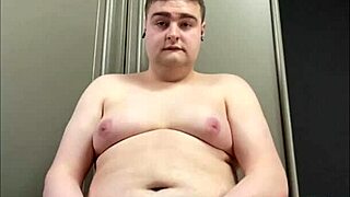 Young gay guy Adrien has a fat belly and he likes to sniff cum and drugs