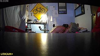 Straight Hidden cam footage of Jeni and Jason in action