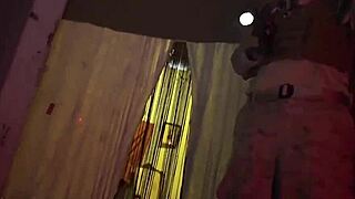 Petite Afghan women in hijab work in prostitution