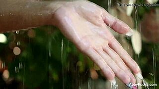 Abigail Mac in a hot shower solo pleasure scene