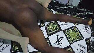 A beautiful woman enjoys sexual intercourse and rides on top of her partner