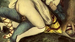 Artistic depictions of the erotic in the style of the past