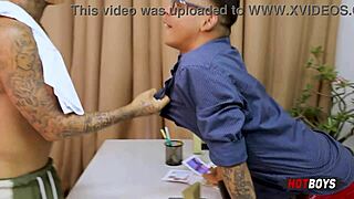 Dirty boss seduces me and gives me a rough anal sex