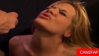 Compilation of facial scenes in hardcore porn video is free to watch