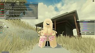 Roblox porn star Bitch gets her ass fucked hard by a big cock