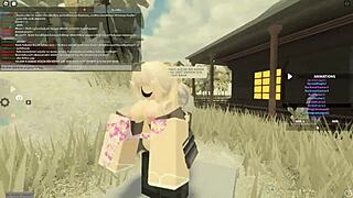 Roblox porn star Bitch gets her ass fucked hard by a big cock