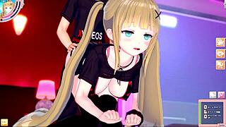 3D animated porn with big-titted blond JK and more