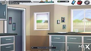 Wet and wild: A bikini-clad babe's kitchen escapade