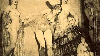 Animated erotic illustrations from the past with animal hair detail